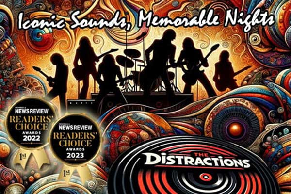 The Distractions band at Sooke Legion Paint