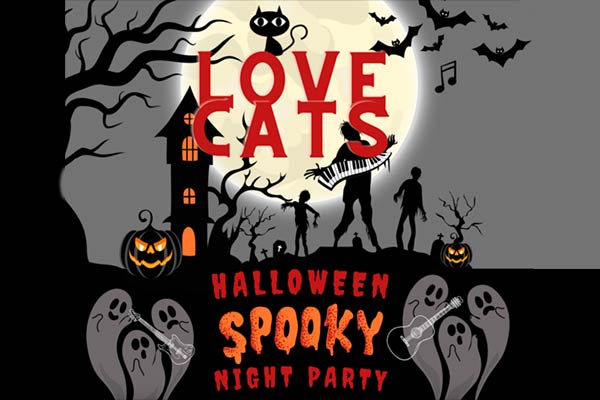 Sooke Halloween Dance with Love Cats Band